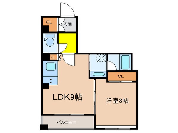 プレジール日本橋人形町（405）の物件間取画像